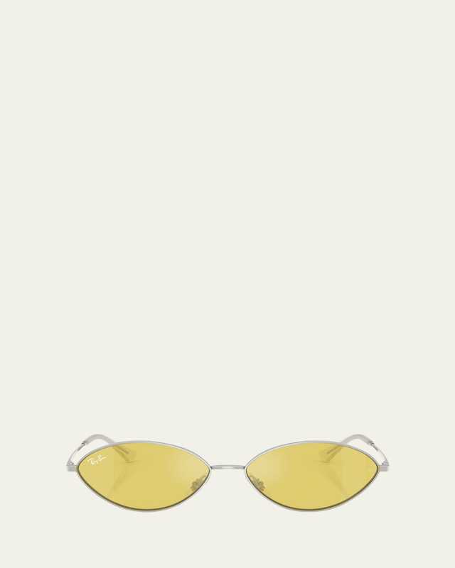 RB3757 Oval Metal Sunglasses